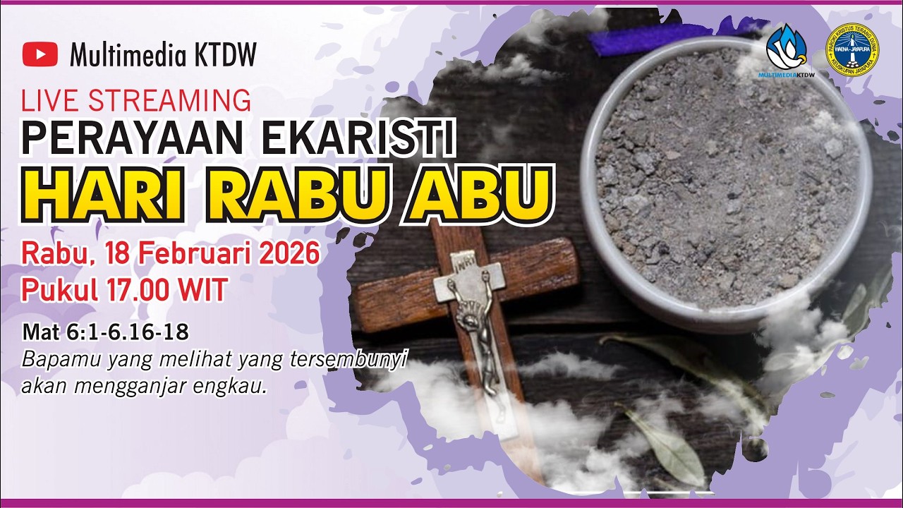 PERAYAAN EKARISTI HARI RABU ABU 2026