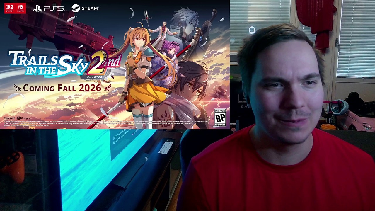 Reacting To Trails In The Sky 2nd Chapter Gameplay Trailer