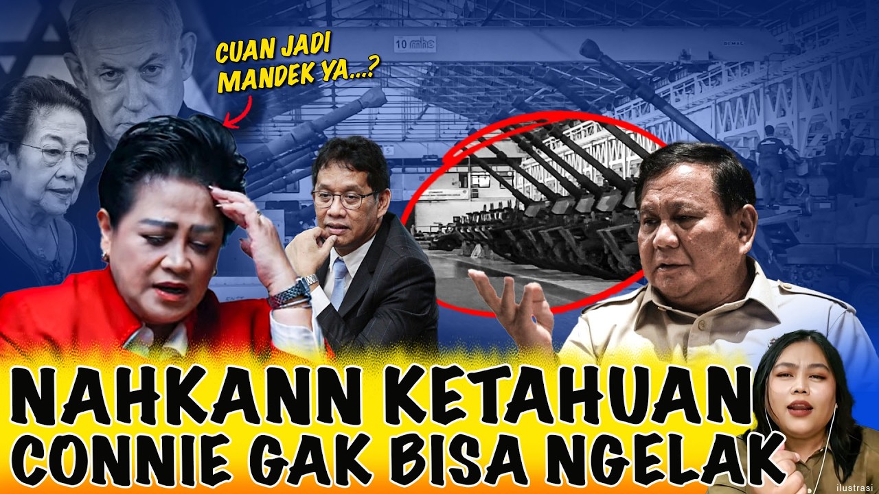 MENJIJIKKAN‼️DIBALIK SEBARKAN HOAX &ldquo;TABIR GELAP&rdquo; CONNIE TERBONGKAR👉PRABOWO HARUS TAU😱PDIP - ISRAEL⁉️