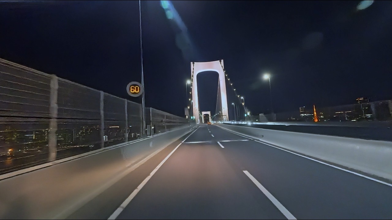 【4K】東京の首都高速ナイトドライブ 夜景