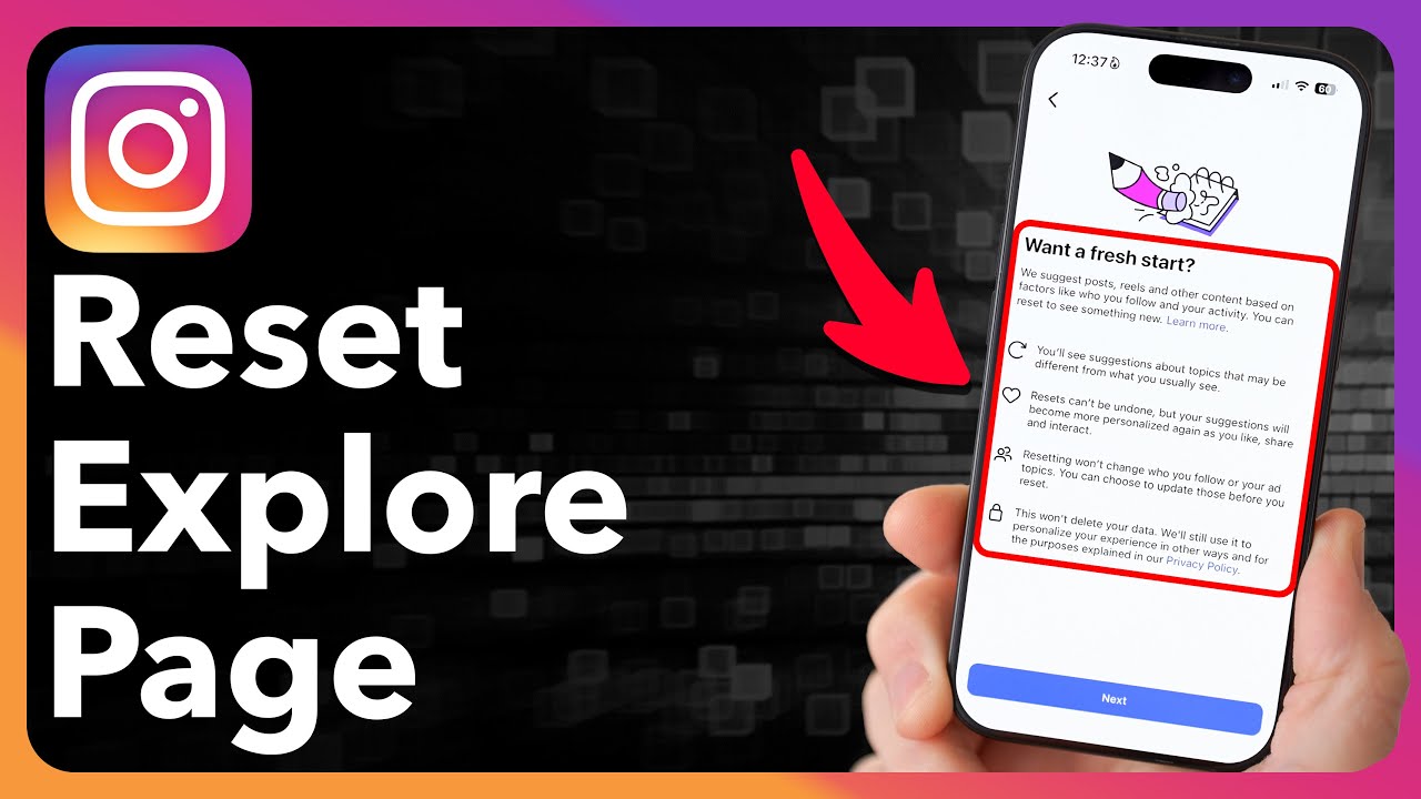 How To Reset Instagram Explore Page