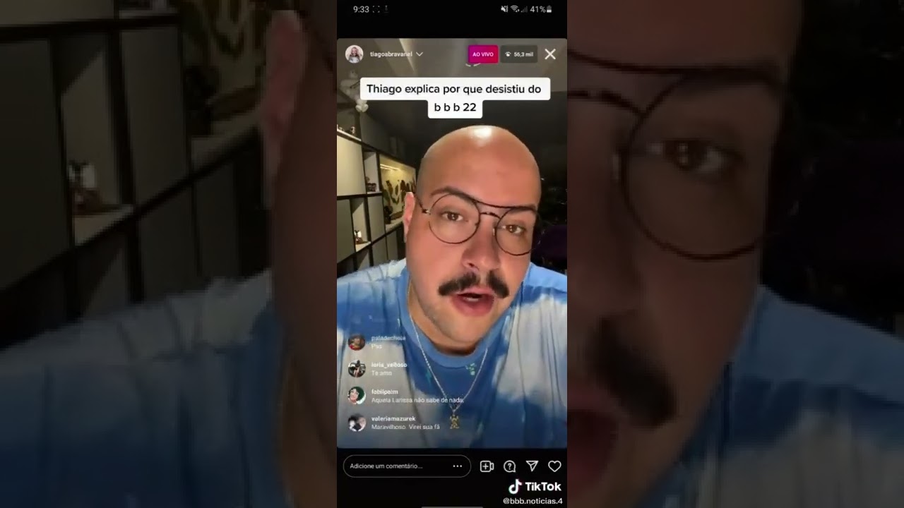 TIAGO CONTA PQ DESISTIU DO BBB 22