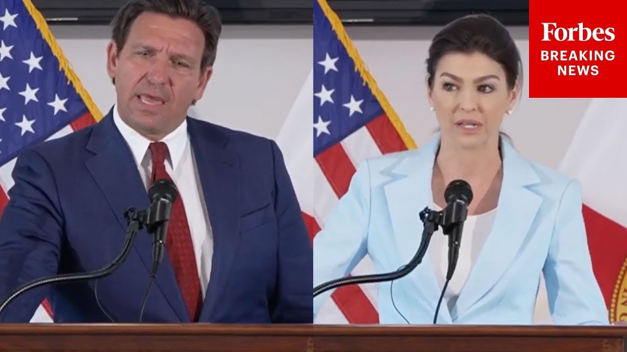 JUST IN: Ron And Casey DeSantis Hold Press Briefing To Promote Embattled 'Hope Florida' Initiative