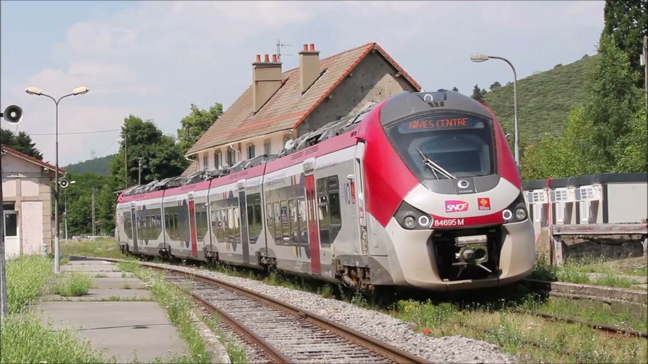 Régiolis et AGC en Lozère. Ligne du Translozérien, ligne des Cévennes.