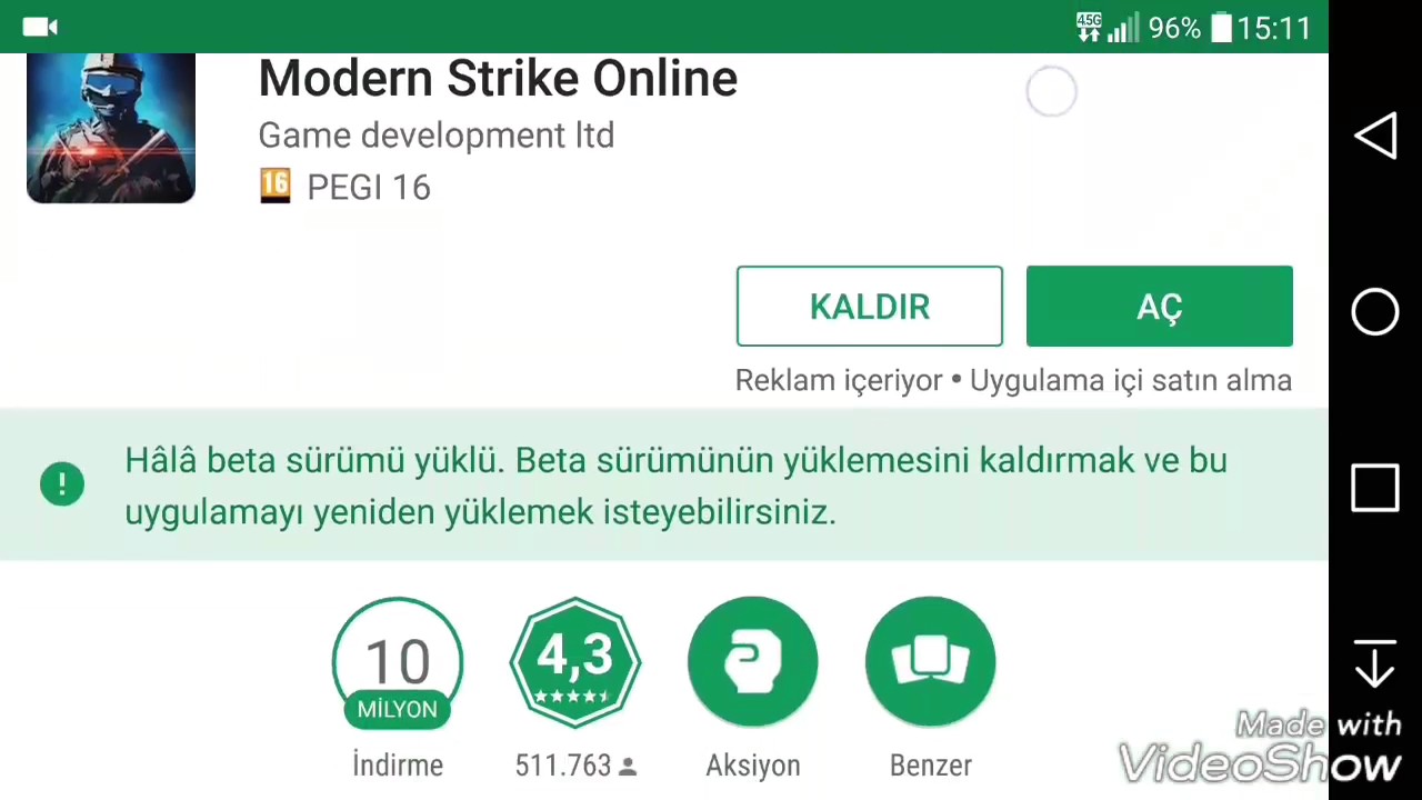Modern Strike Online Beta 1.19.0 Download & Uninstall