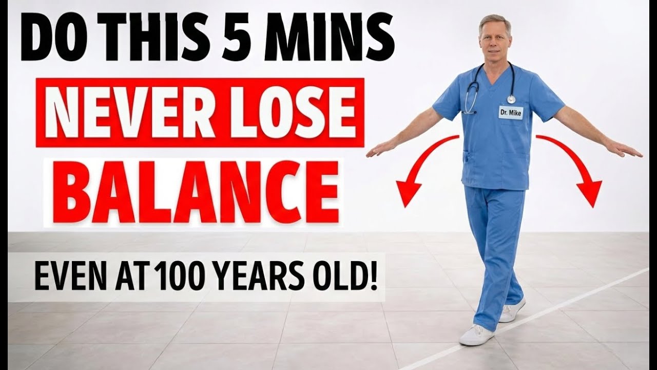 Do this for 5 minutes — and NEVER lose your balance! Even at 100!