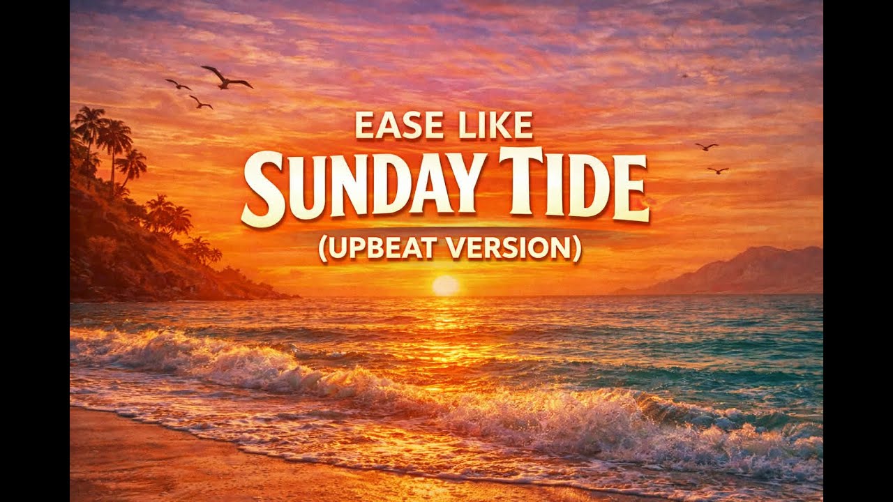 Ease Like Sunday Tide (Upbeat Version) 🌅 Chill Deep House | Feel-Good Summer Vibes