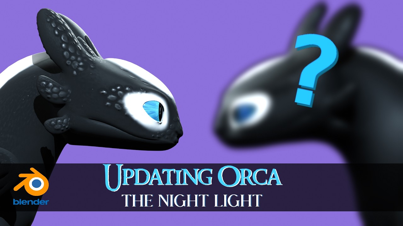 Orca the Night Light - Rig and Texture Updates!