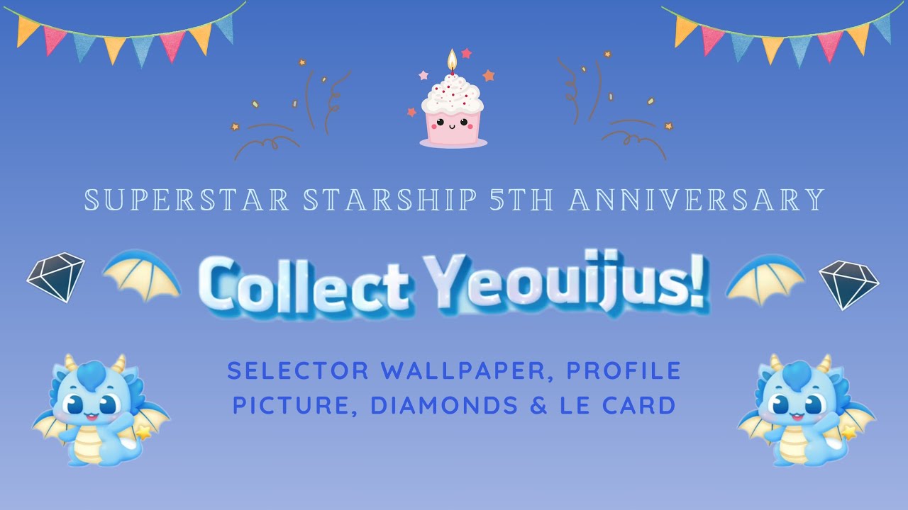 [SuperStar STARSHIP] 5th Anniversary of SSS, Wallpaper, Profile, Diamonds & Limited Theme Selector