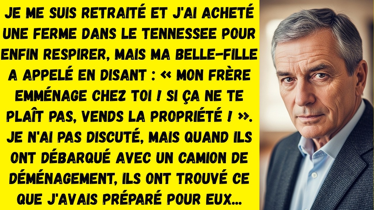 Ma Belle-Fille A Envoyé Son Frère Vivre Dans Ma Maison Au Tennessee, Si Ça Ne Te Plaît Pas, Vends La