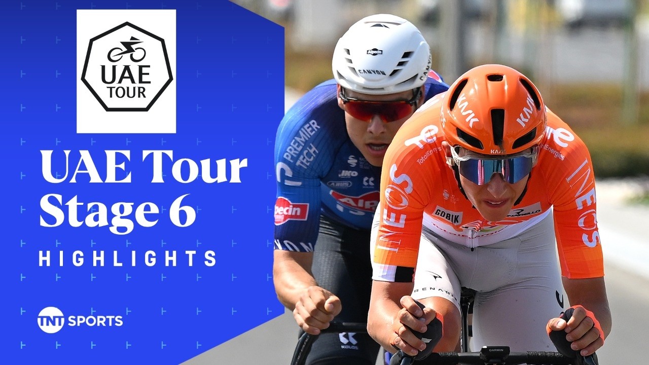 IN A LEAGUE OF HIS OWN! 🤩 | Men's UAE Tour Stage 6 Race Highlights | TNT Sports Cycling