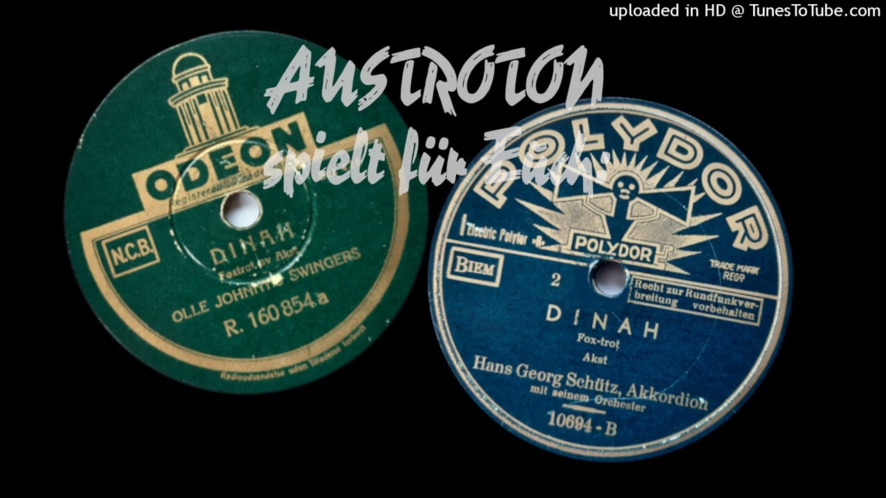 Vergleich Olle Johnny Swingers / Hans Gg. Schutz: Dinah - Foxtrot (1939 / 1937)