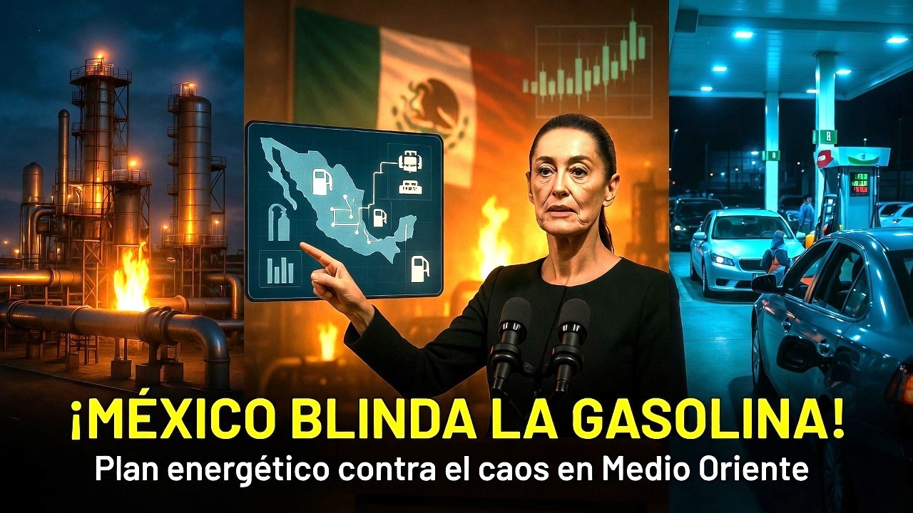 &iexcl;M&Eacute;XICO CONTRA EL CAOS! El plan radical para blindar la gasolina del desastre en Medio Oriente ⛽🚨
