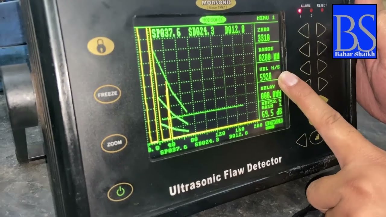 Ultrasonic Testing NDT Training Full Video Einstein II TFT | ​⁠@Babar_Shaikh #asnt #qualitycontrol