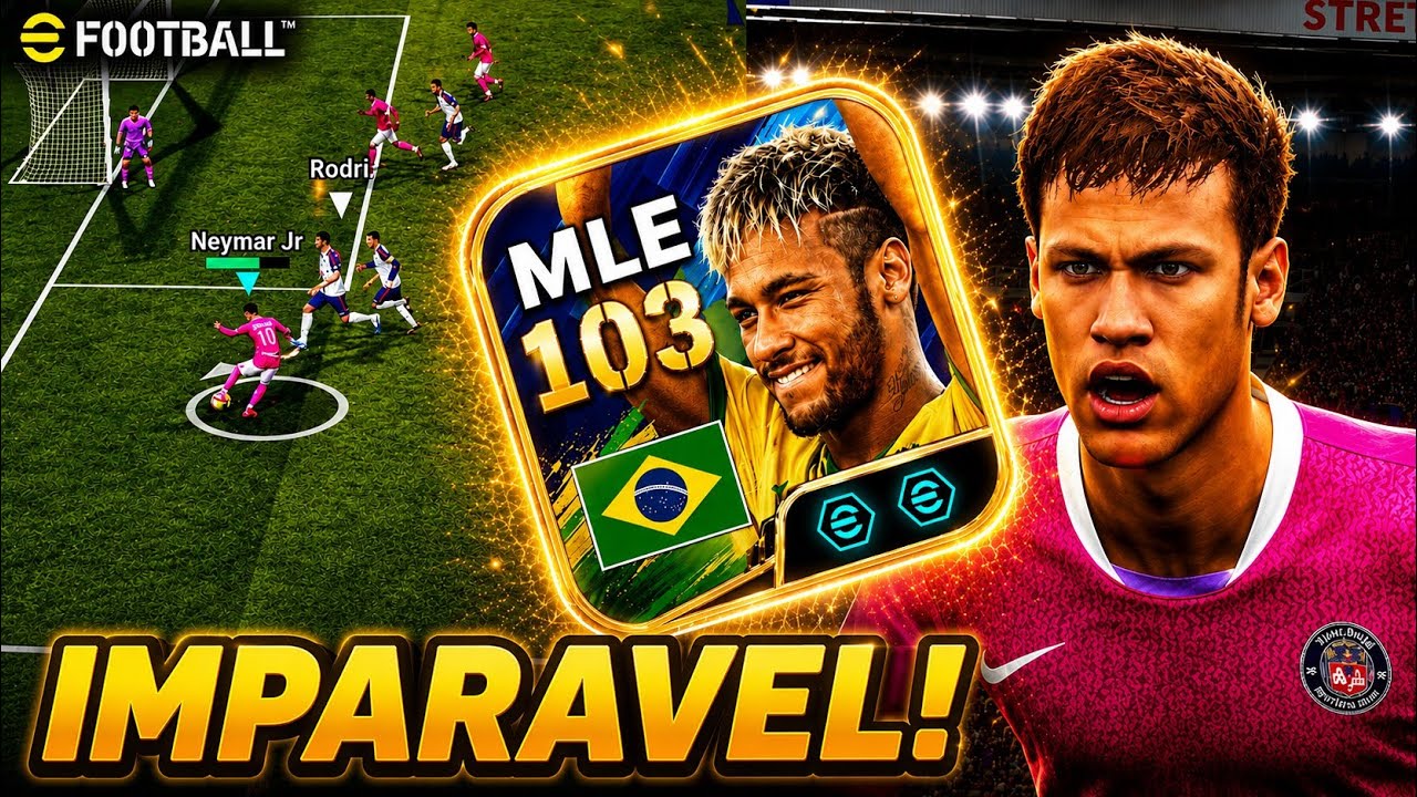 GAMEPLAY COM O NEYMAR JUNIOR DO PACK NO EFOOTBALL 2027 MOBILE / IMPAR&Aacute;VEL KKKKKKKKKKK