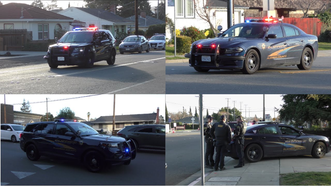 Alameda County Sheriff Units Responding to Subjects Possibly Wielding Knives + Units Clearing