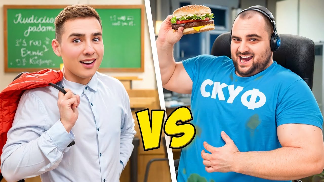 Скулбой Против Скуфа в Реальной жизни !