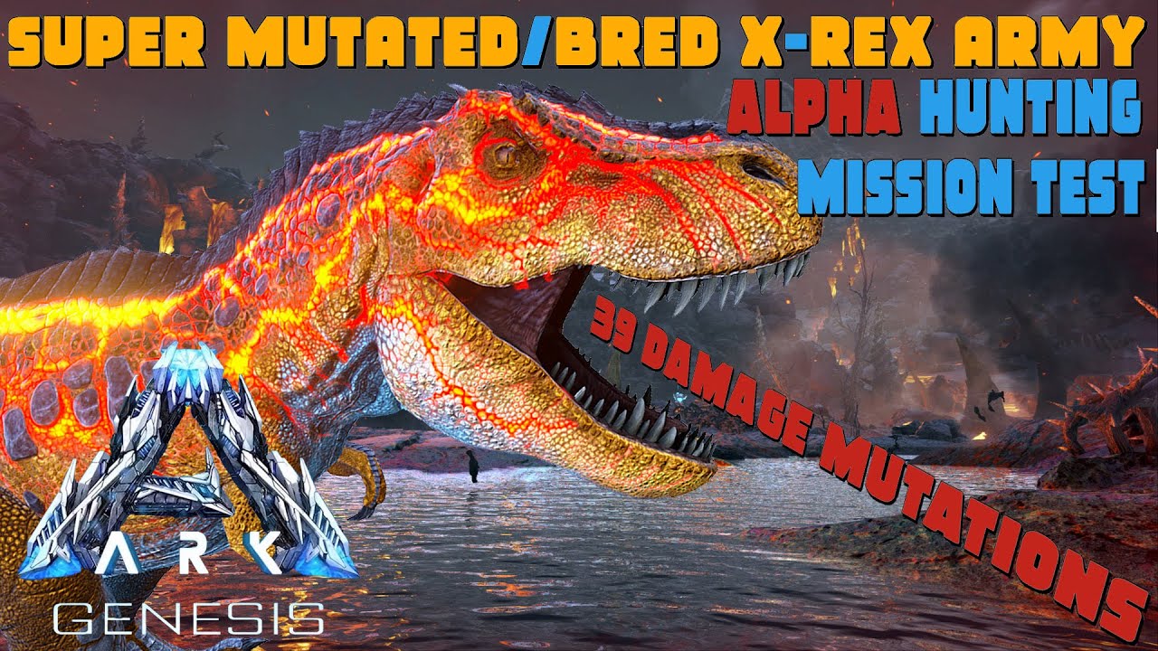 ARK: Genesis - Introducing The SUPER X-REX ARMY! Mutations & Cool Colours!!