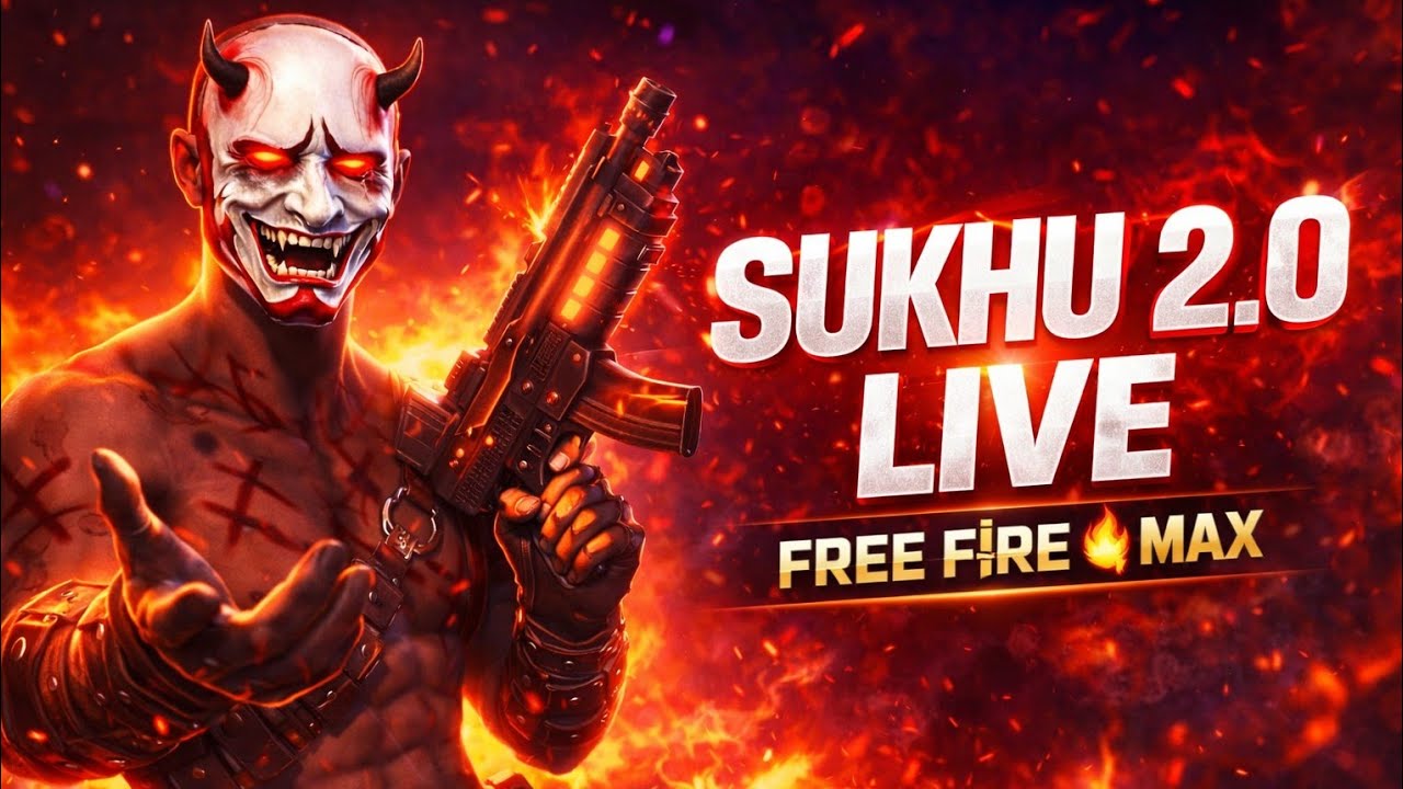 SUKHU 2.0 LIVE 🔥 | FREE FIRE MAX RANK PUSH | TOXIC LOBBY GAMEPLAY 😈