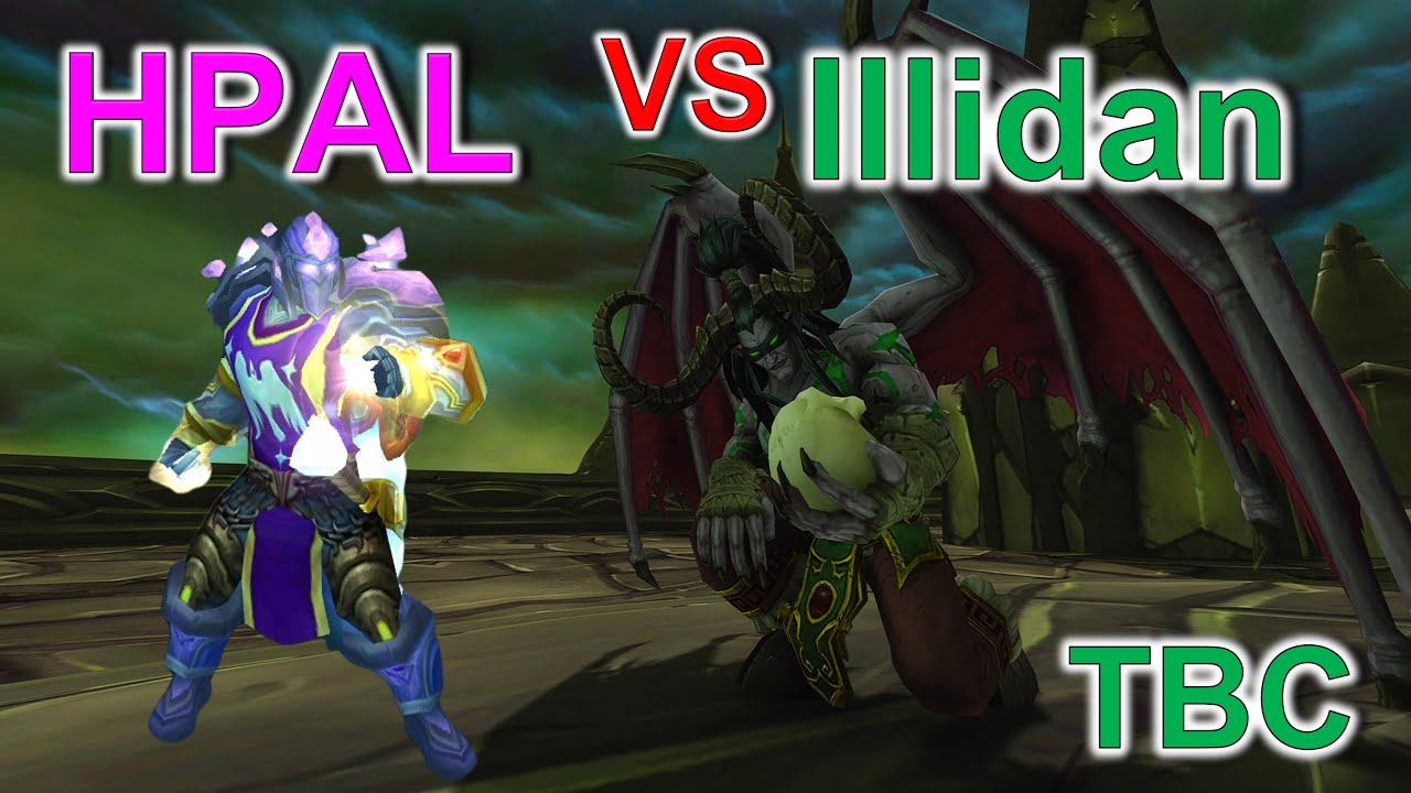 TBC Raid Holy Paladin Illidan POV Black Temple