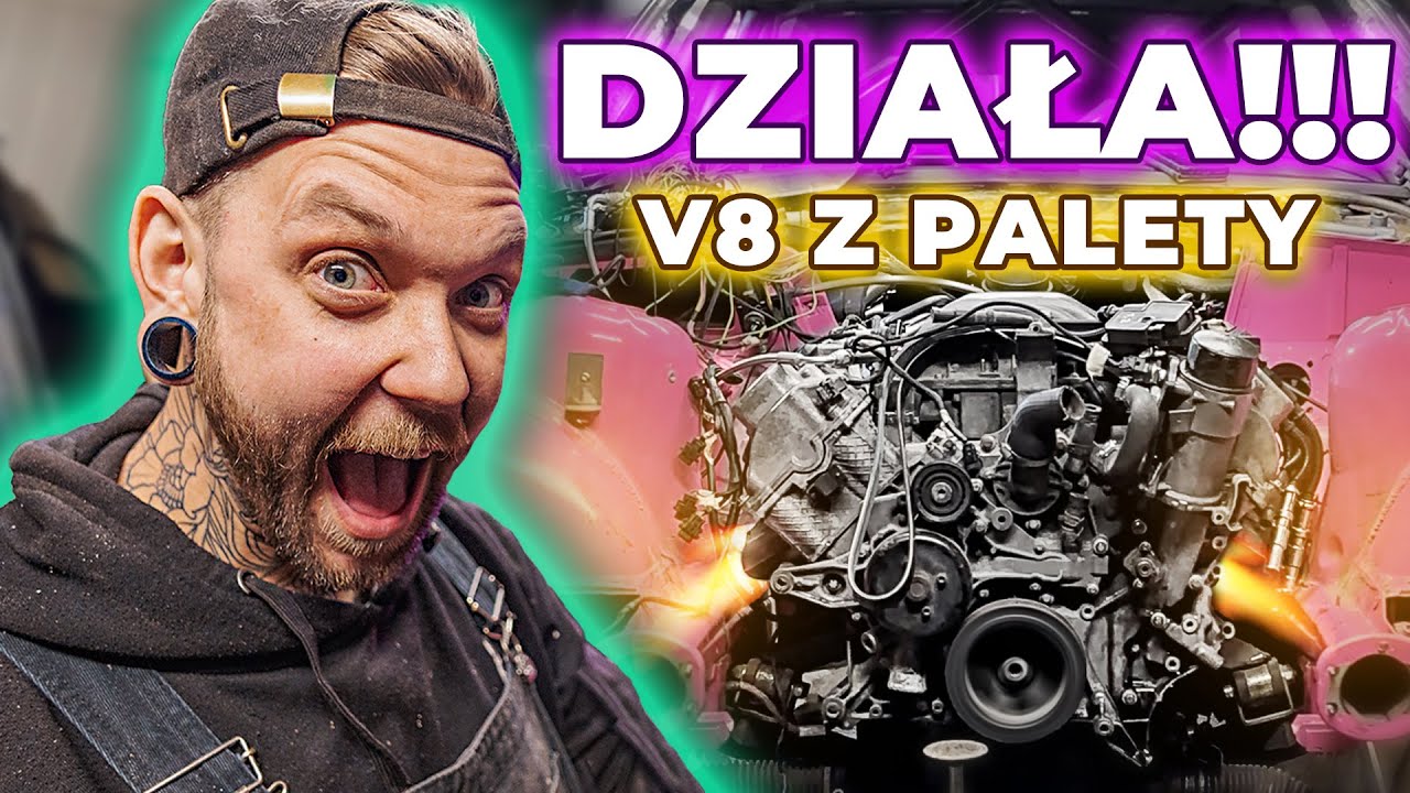 SUKCES! Odpaliłem V8 z palety
