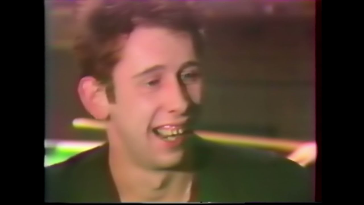 The Pogues- Interview and live performance on French TV 1986 Shane MacGowan xfer from low gen VHS