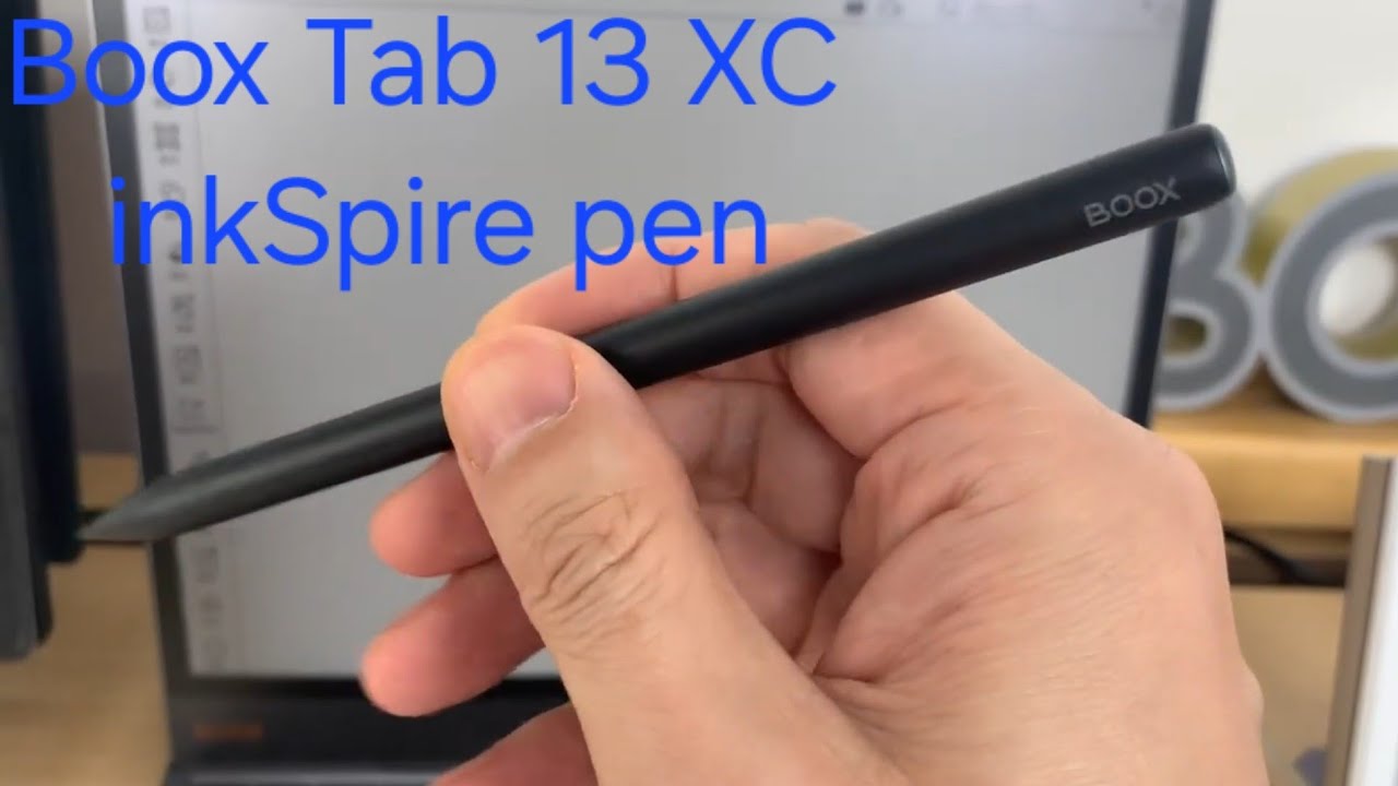Boox Tab XC InkSpire stylus 1st impressions 文石側鍵手寫筆