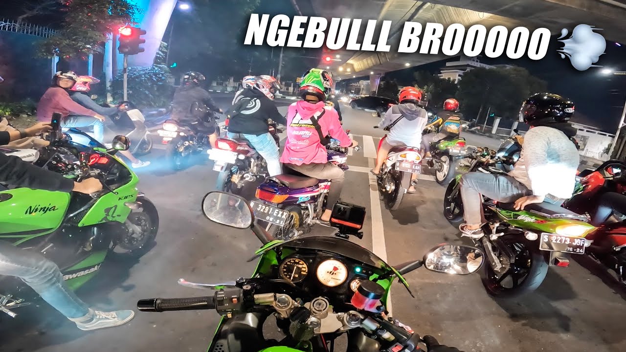 Saat BELASAN NINJA 2TAK Keliling Jakarta 💨