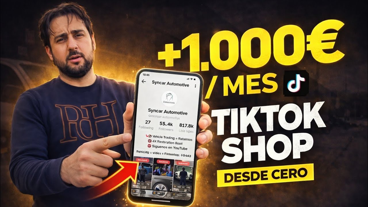 Cómo empezar en TikTok Shop desde cero y ganar dinero (+1.000€/mes)
