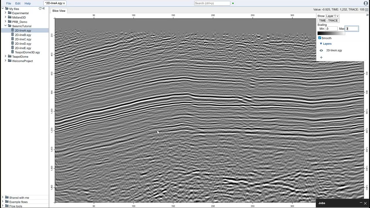 Seismic Welcome Project: Loading 2D and 3D Seismic Data in Danomics