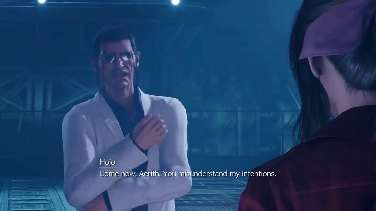 Hojo's Lab. Hojo Tells To Aerith What He did to Her Mom~FINAL FANTASY VII REMAKE | FFVII REMAKE