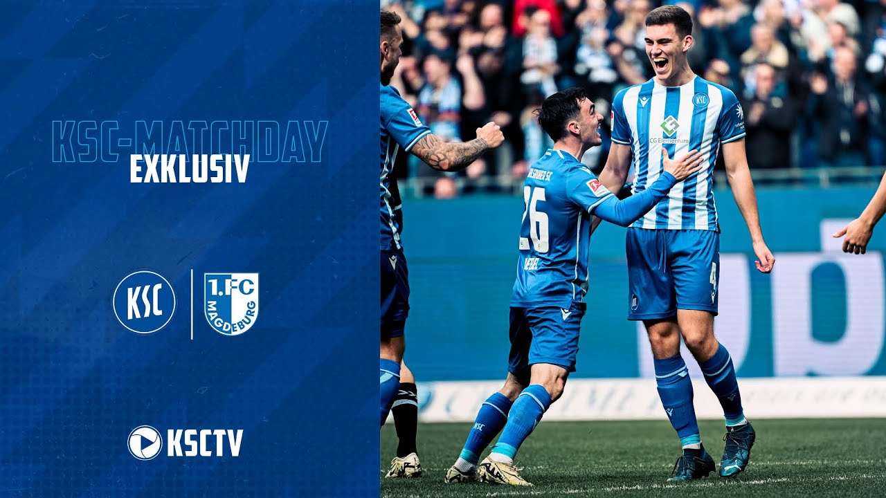 KSC-Matchday Exklusiv | 7:0 🔥 | KSC - 1. FC Magdeburg | #KSCFCM