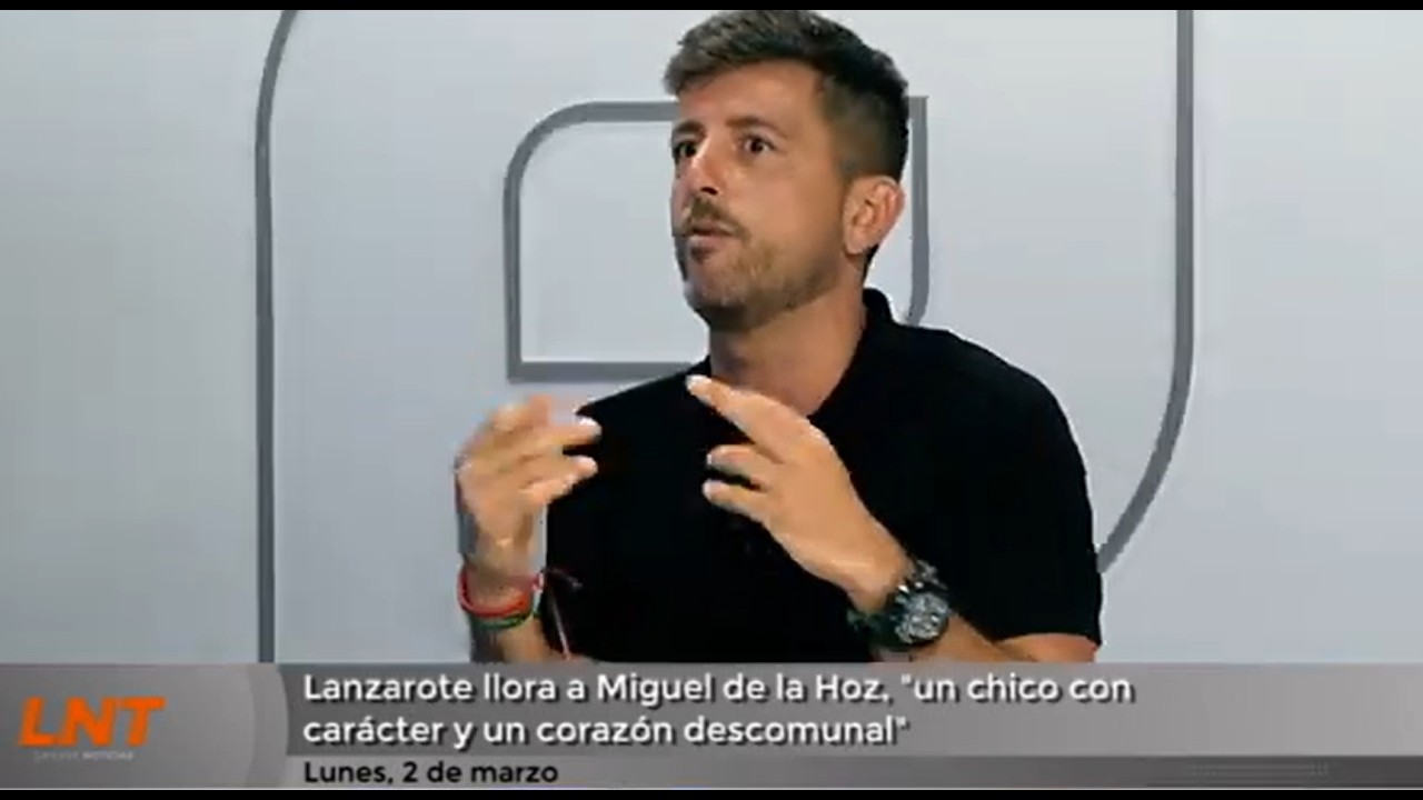 Lanzarote llora a Miguel de la Hoz, 