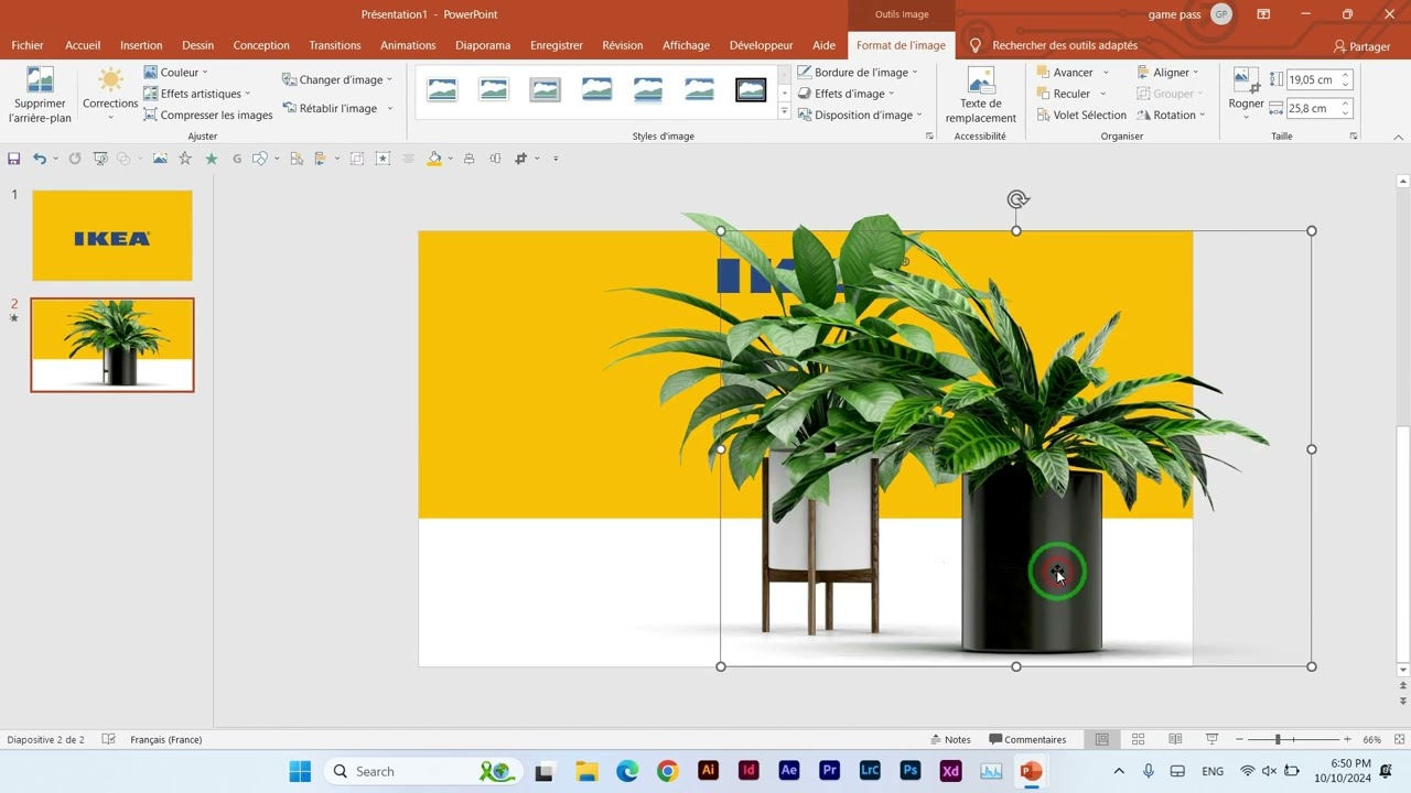 تصميم عرض تقديمي ثلاثي الابعاد على Powerpoint Morph