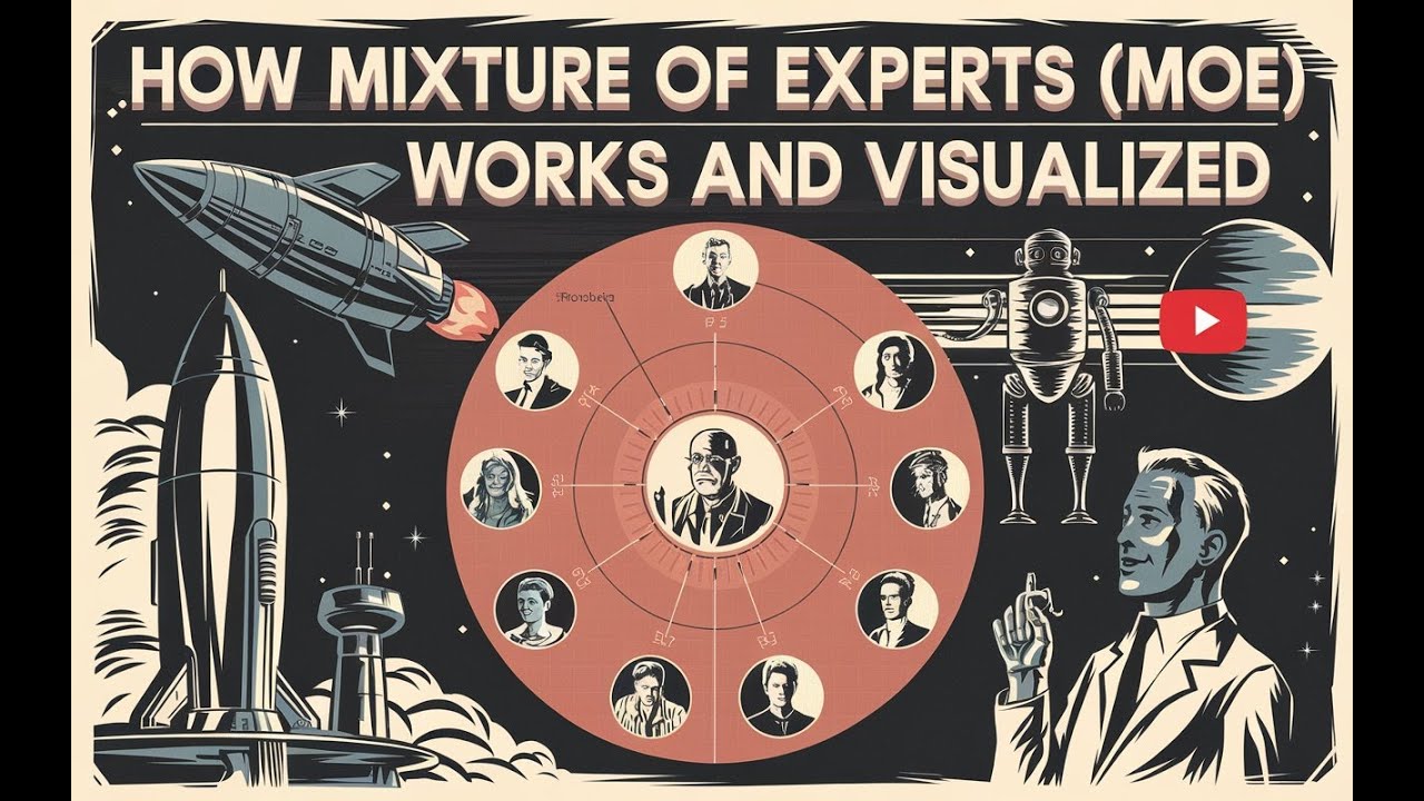 How Mixture of Experts (MOE) Works and Visualized