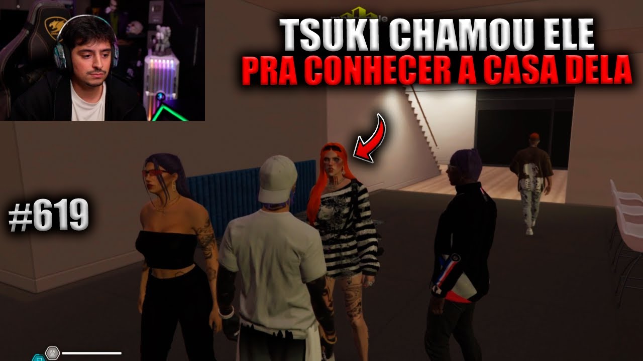 TSUKI CHAMOU ELE PRA CASA DELA! EP 619