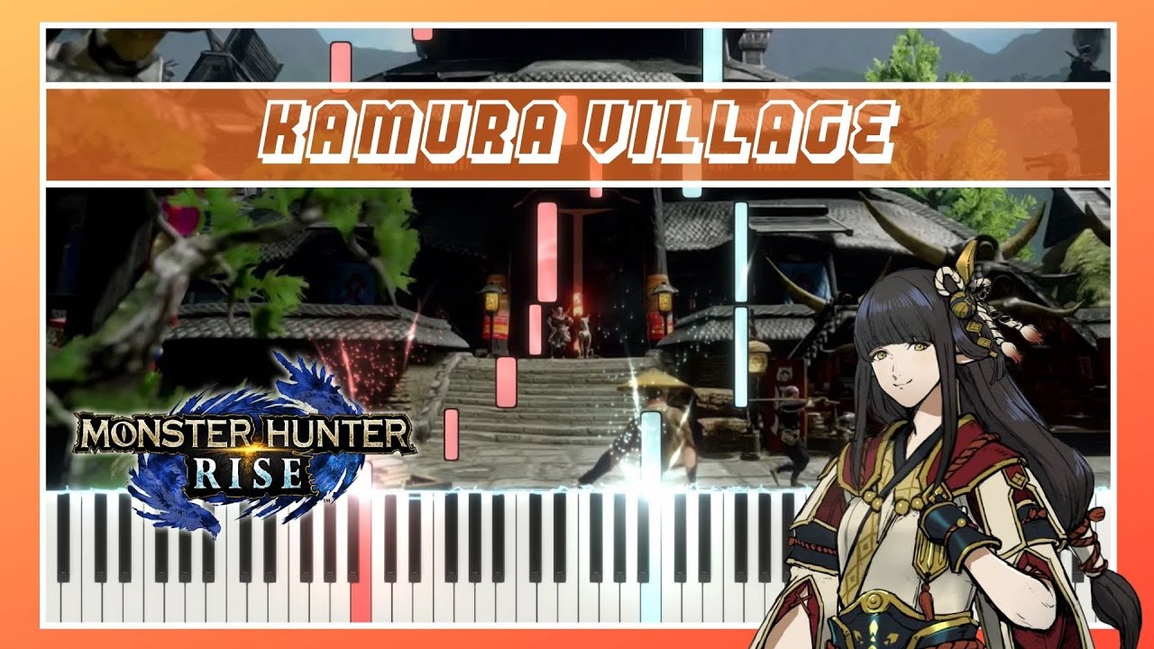 Kamura's Song of Purification - Monster Hunter Rise || Piano Visual