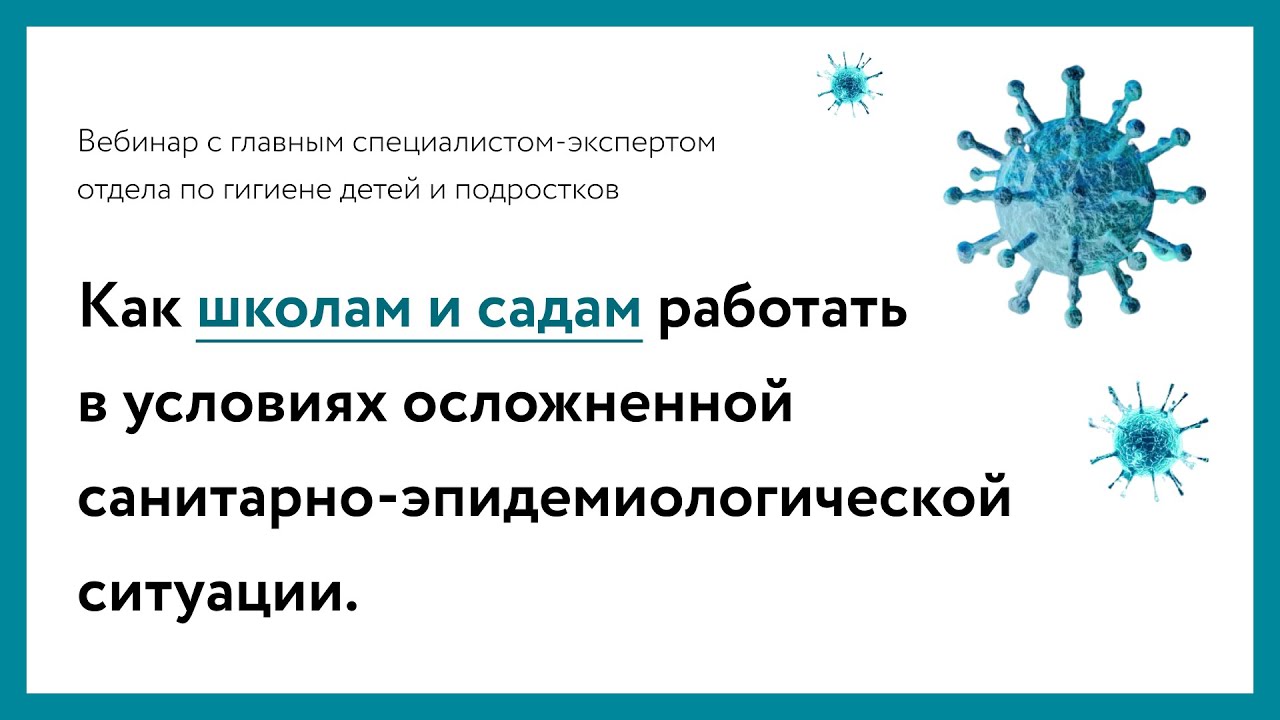 Как школам и садам работать в условиях осложненной санитарно-эпидемиологической ситуации