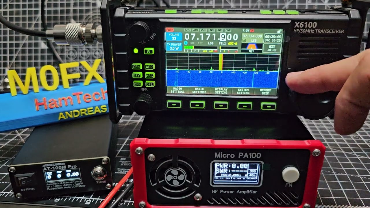 Micro PA100  watt amp & Xiegu X6100