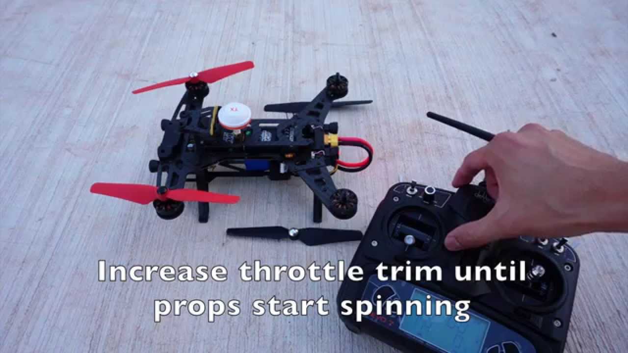 Walkera Runner 250 FPV Racer RTF - Avoiding Flip-of-Death / Death Roll with Throttle Trim