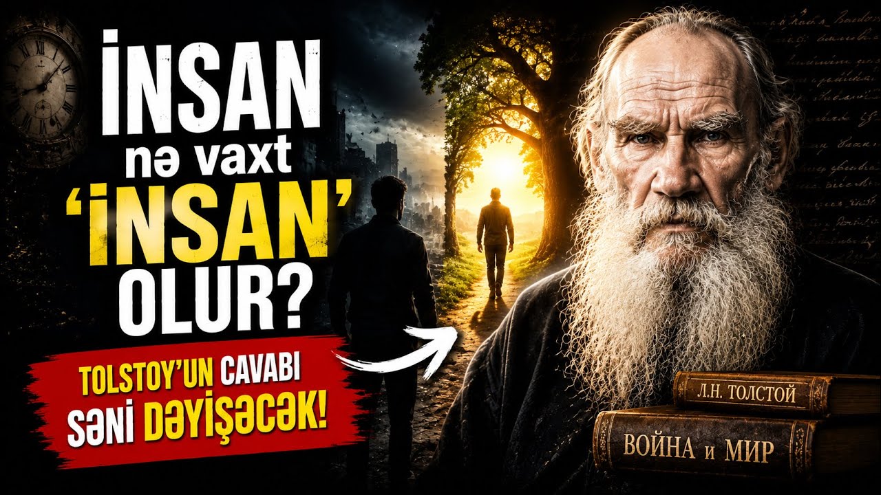 İnsan nə vaxt &lsquo;insan&rsquo; olur? - Tolstoy&rsquo;un cavabı səni dəyişəcək | #ger&ccedil;ekler 