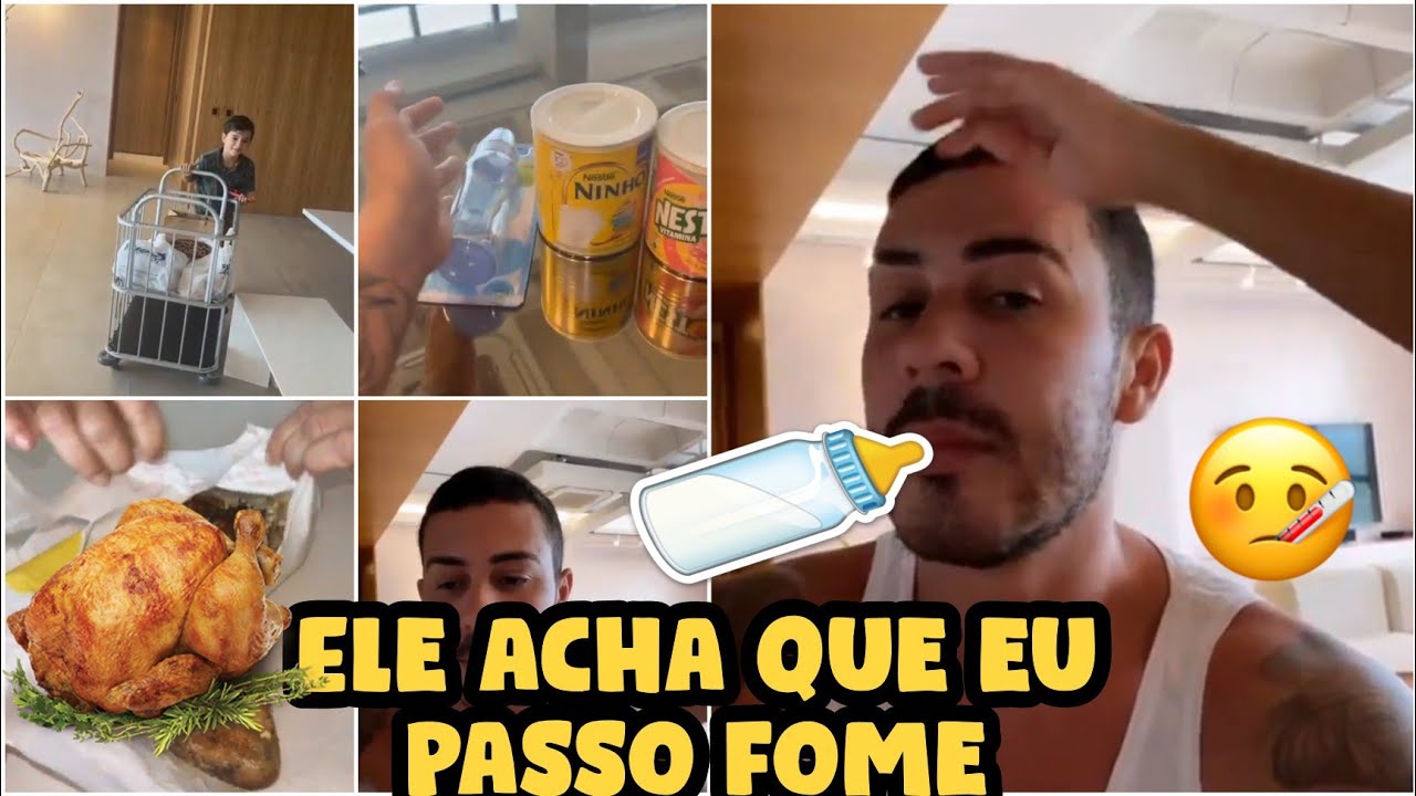 Carlinhos Maia fica doente e Arthur leva comida pra ele