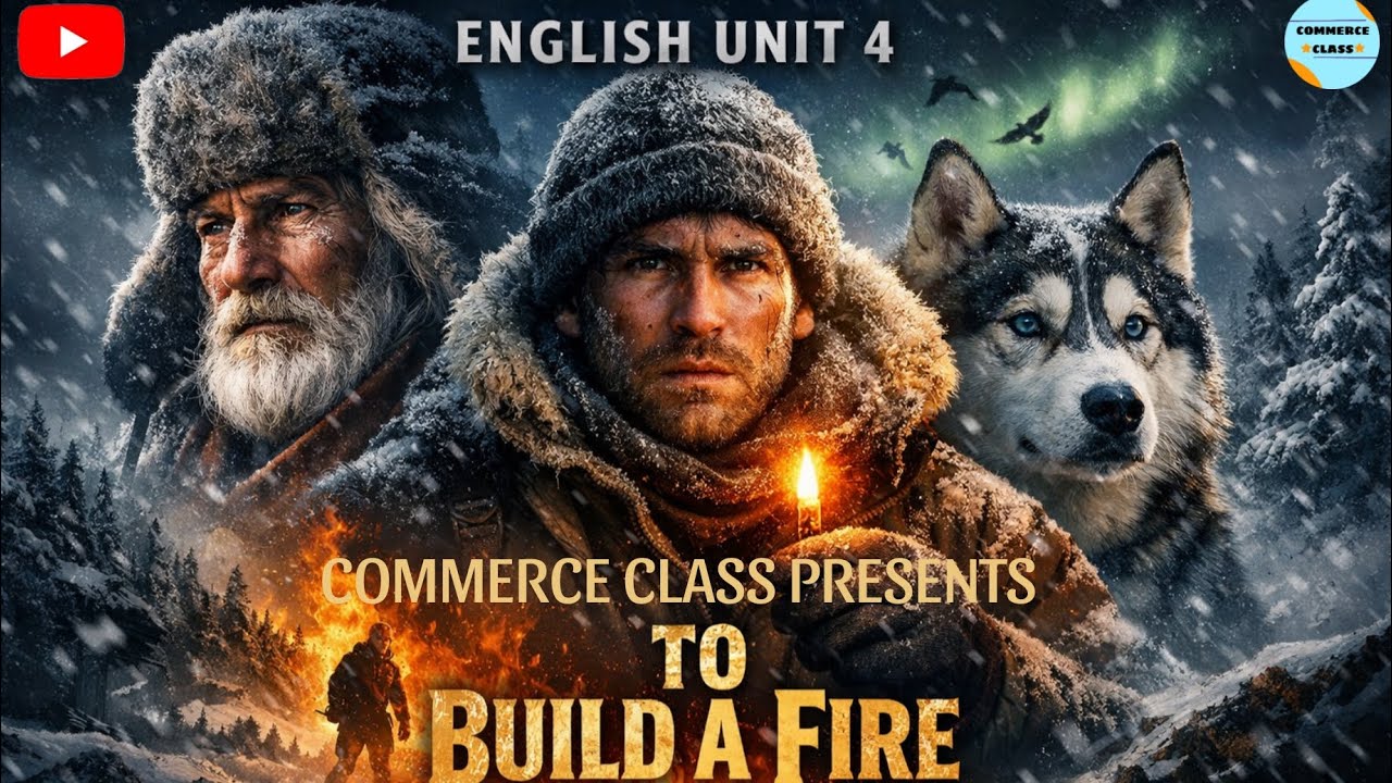 To Build a Fire | Unit 4 | English | OU | Sem 1 | Hindi Stories For Kids. | Explained in Hindi