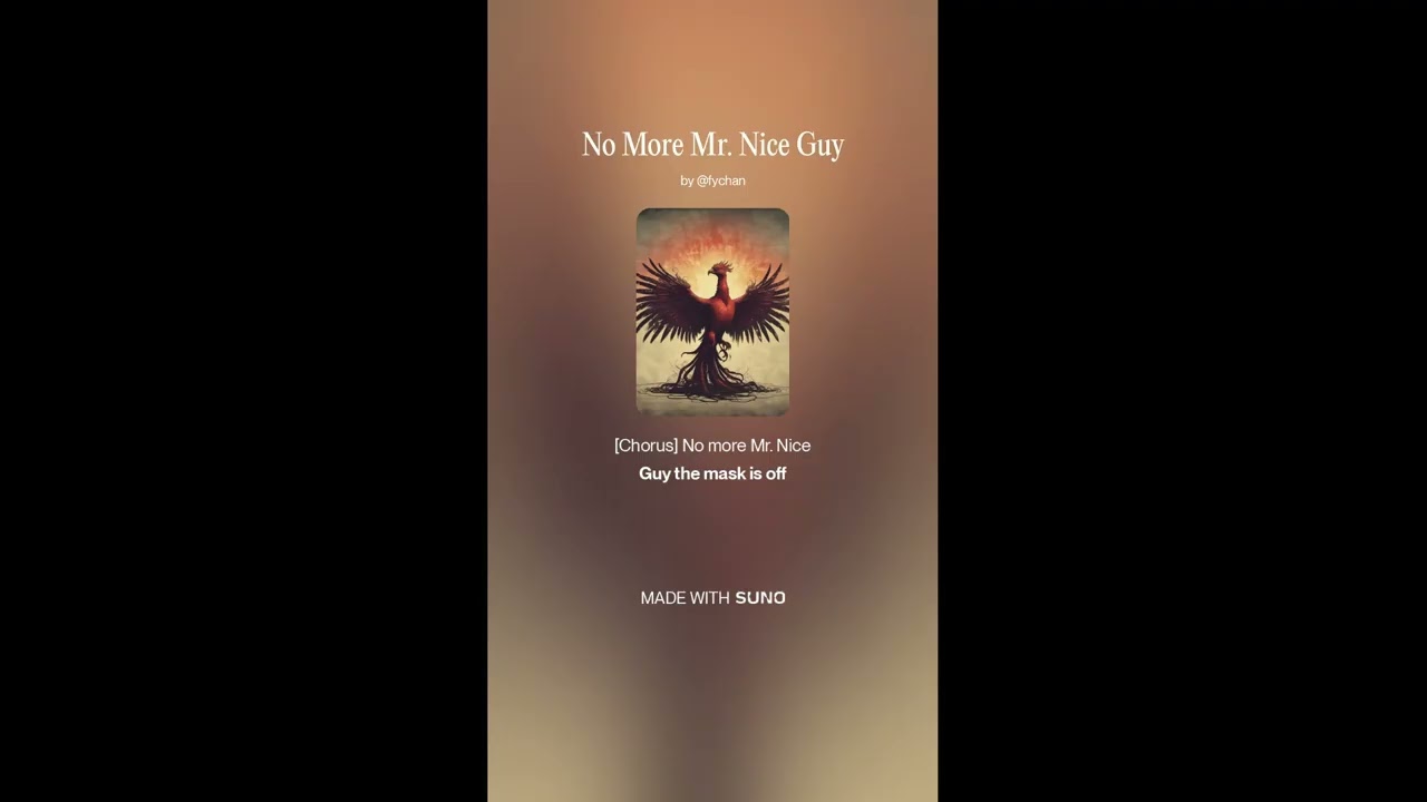 No More Mr  Nice Guy | Fychan 