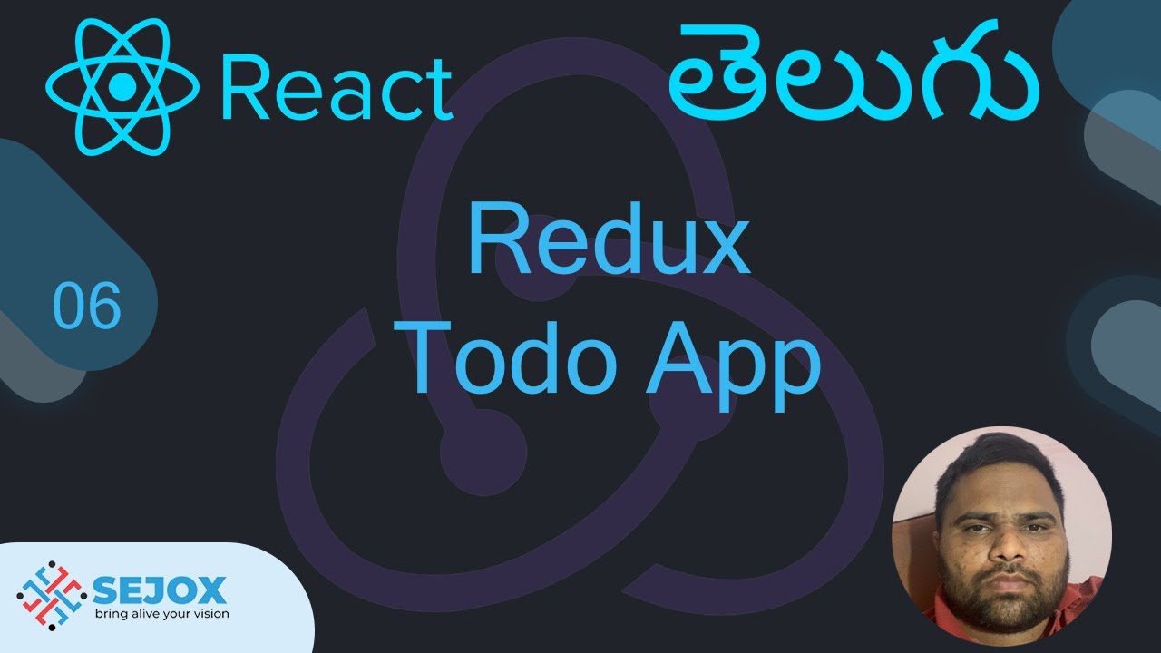06 React Redux Todo App in Telugu
