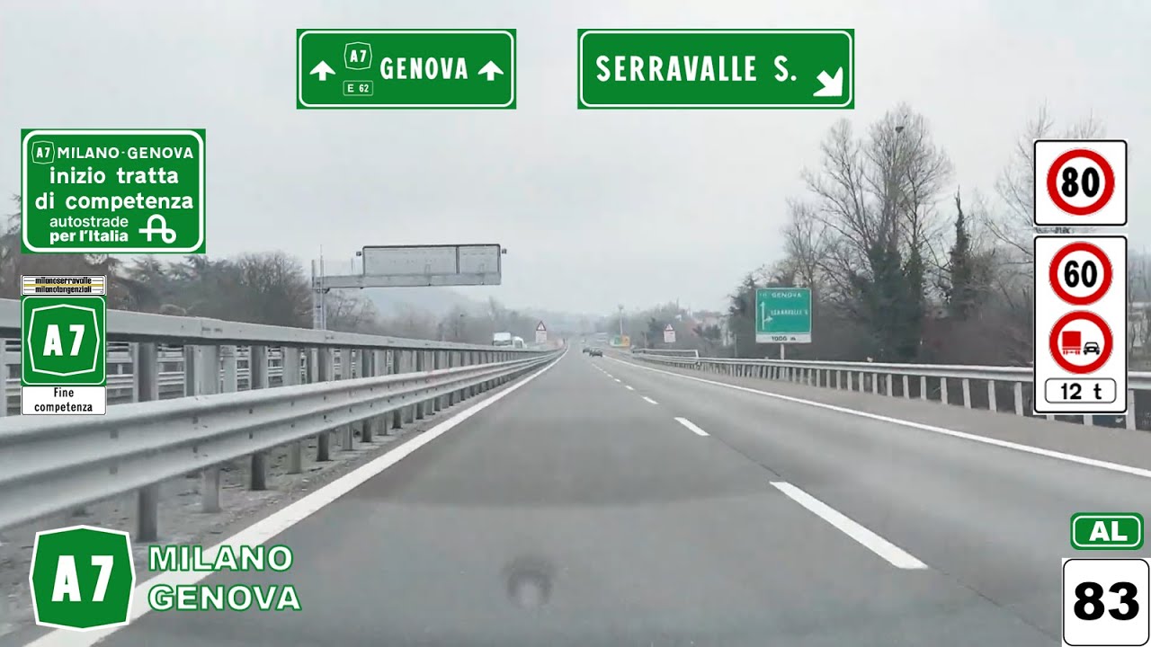 A7 | Autostrada dei Giovi | MILANO - GENOVA