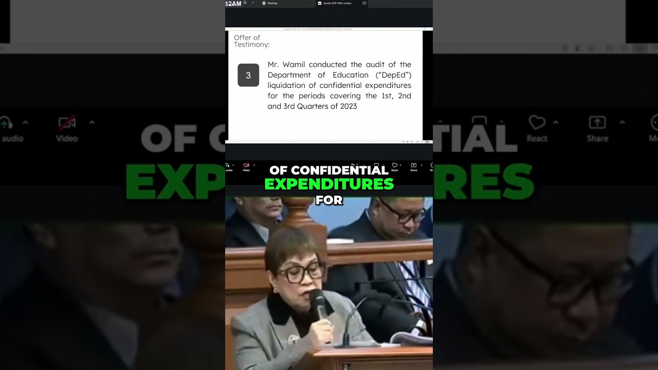 VP Office & DepEd Audit: Missing Docs Revealed! #shorts