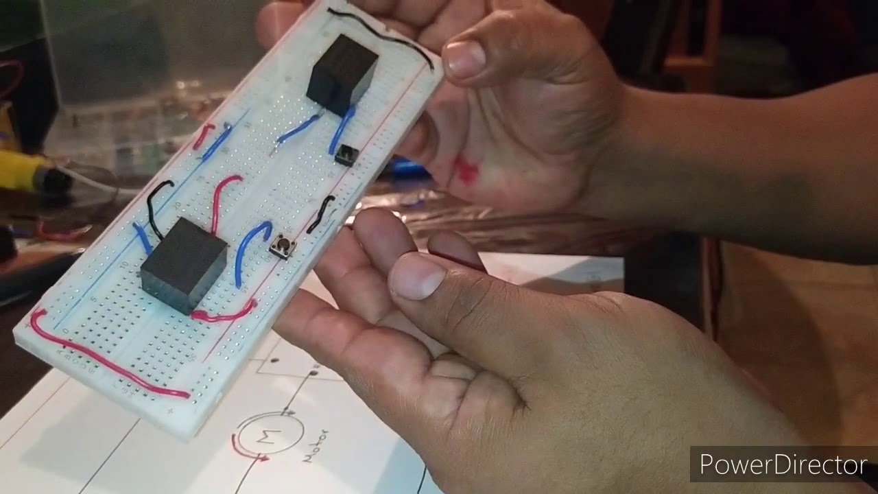 Puente H con relevadores