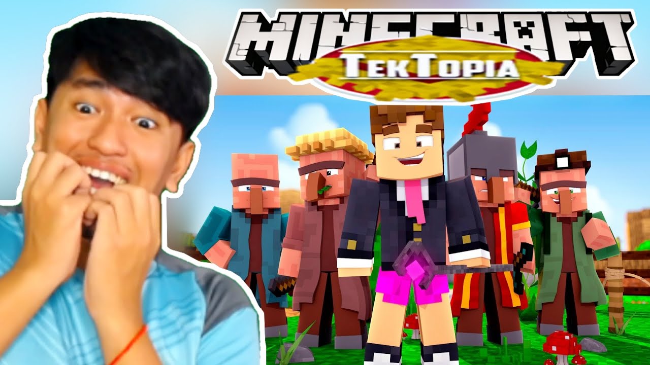#01 លេង Mod TekTopia ក្រាហ្វិចពិតៗ 512X 😍 | Minecraft TekTopia Part 01