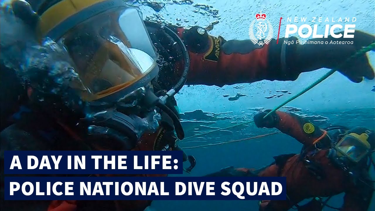 A Day in the Life: Police National Dive Squad | New Zealand Police